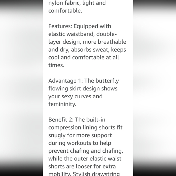 🎈BUY 1 GET 1 FREE🎈Luogongzi Butterfly Built-In Compression Lined Shorts M - Picture 15 of 15